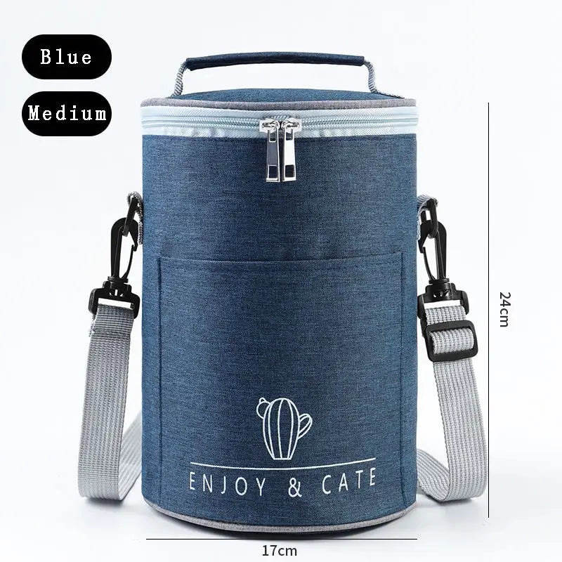 Lunch Bags for Travel - Blue-M