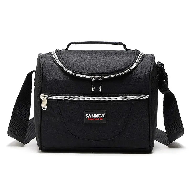 Lunch Bags with Compartments - Black