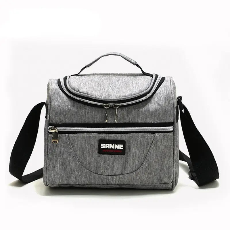 Lunch Bags with Compartments - Grey