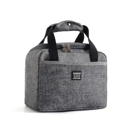 Lunch Bags with Front Pocket - Gray