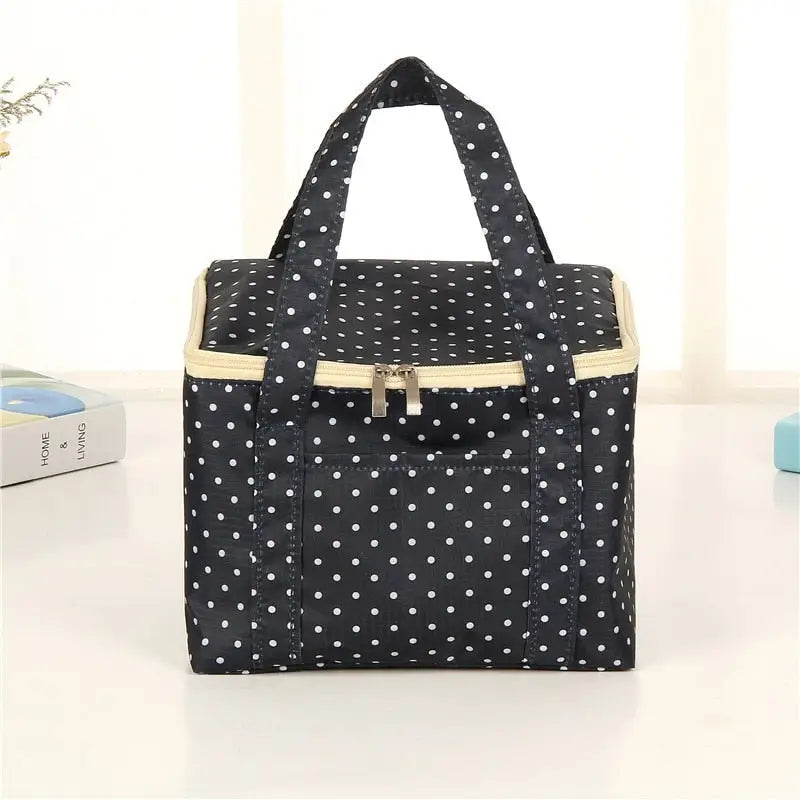 Lunch Bags with Phone Pocket - Navy