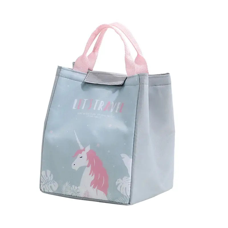 Lunch Bags with Snack Container - Gray