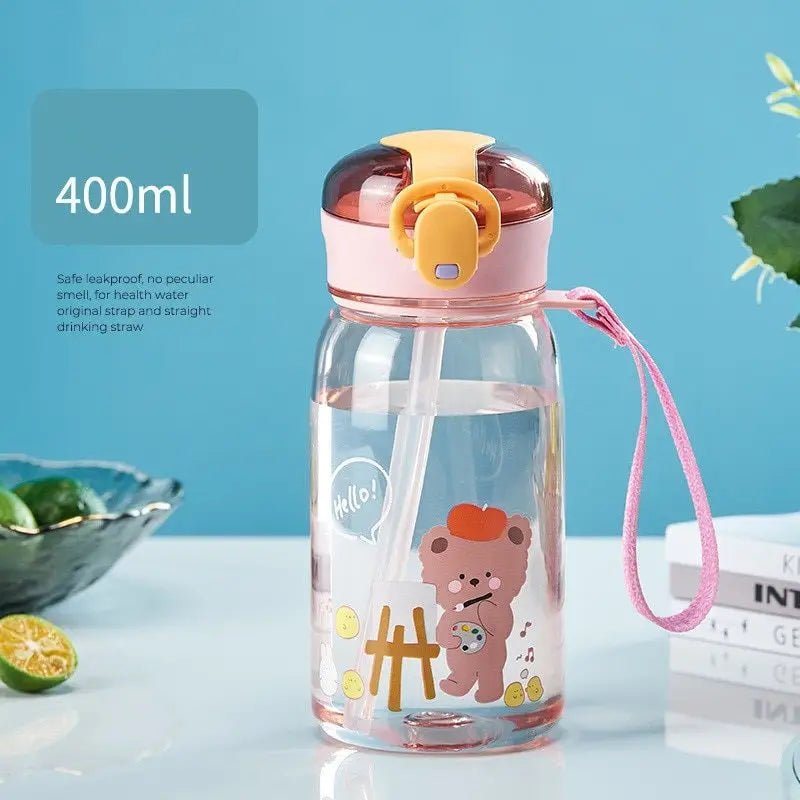 Lunch Kids Water Bottle - Pink / 400ml