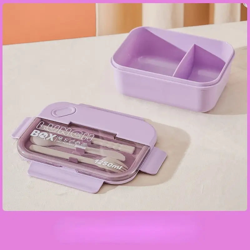 Lunchbox Anime - 2 Grid Purple