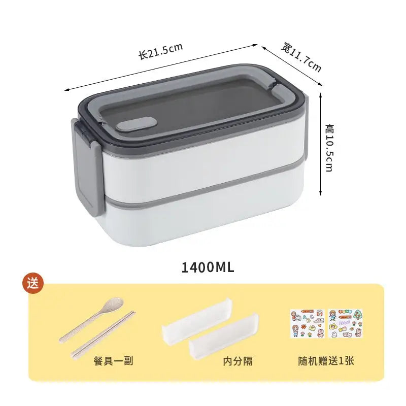 Microwavable Bento Box - 1400ML
