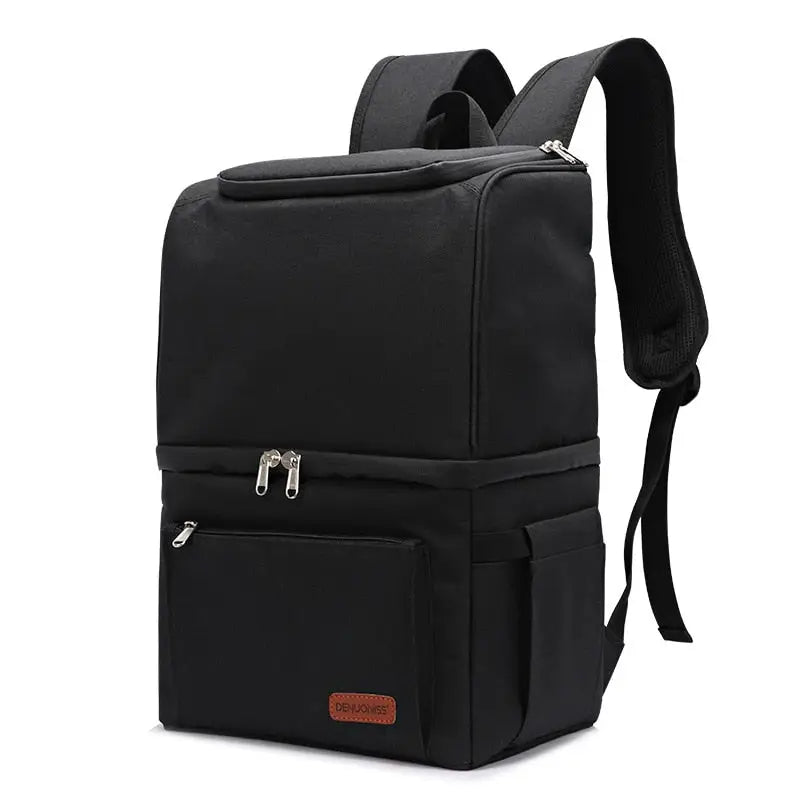 Outdoor Backpack Cooler - Black