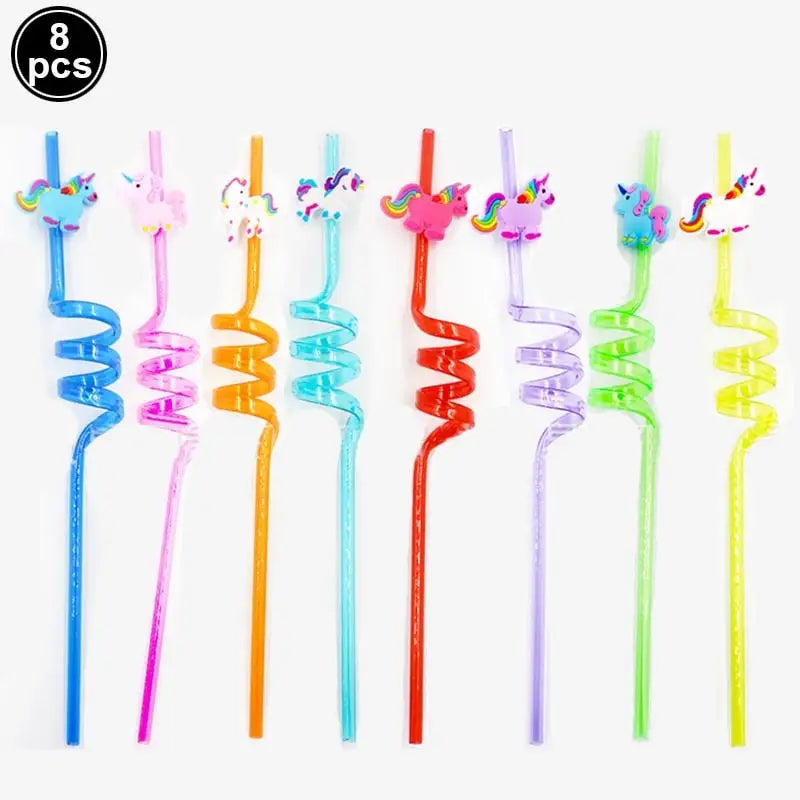 Party Reusable Straws - Unicorn