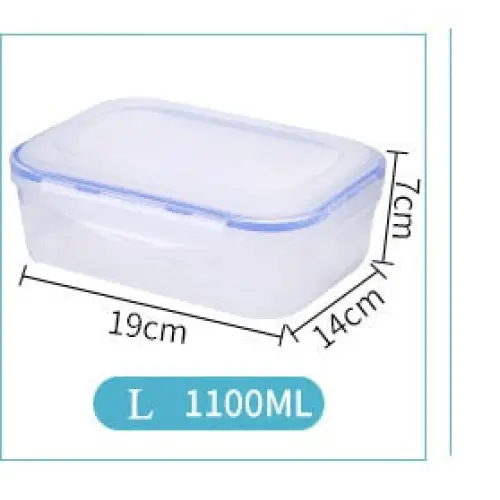 Plastic Salad Bento Box - 1100ml