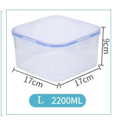 Plastic Salad Bento Box - 2200ml