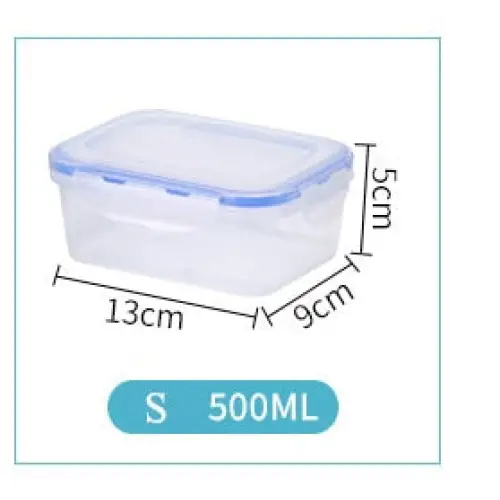 Plastic Salad Bento Box - 500ml