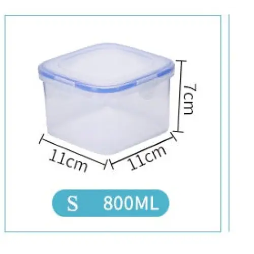Plastic Salad Bento Box - 800ml