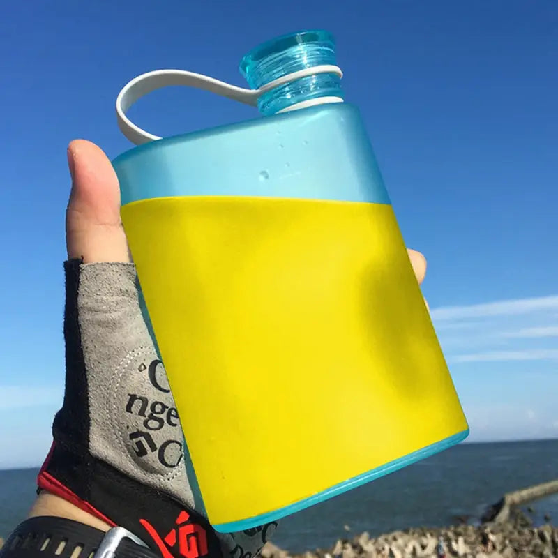 Portable Flat Sports Water Bottle