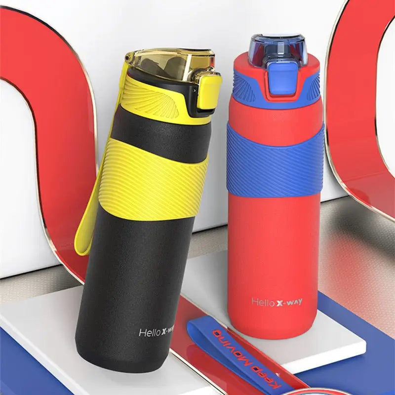 Portable Long Stainless Steel Water Bottle