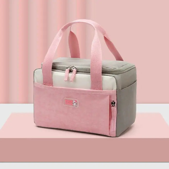 Portable Lunch Bag - Pink