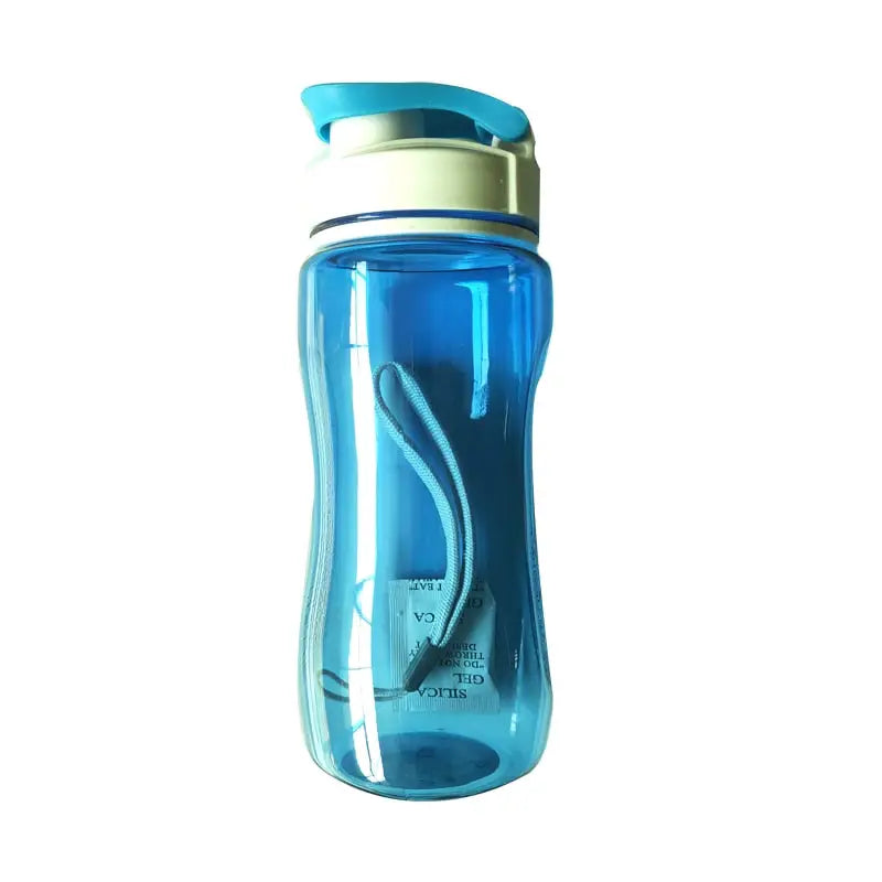 Portable Plastic Sports Water Bottle - 560ml / Blue