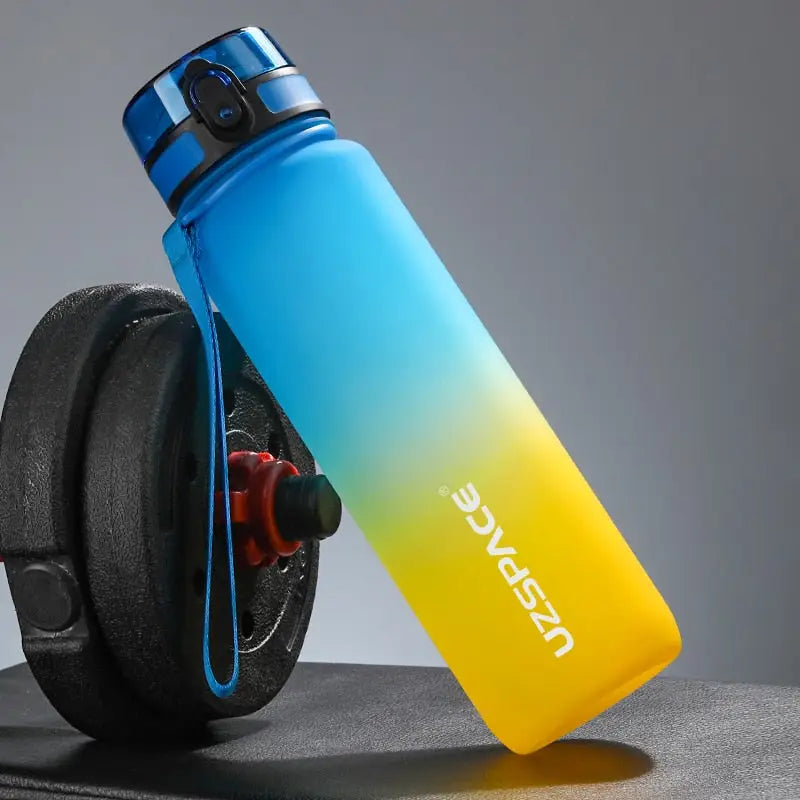 Protein Sports Water Bottle - 350ml / Blue and Yellow