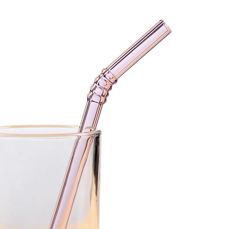 Reusable Smoothie Straws - Pink