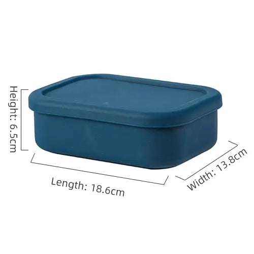 Silicone Lunch Box - Blue