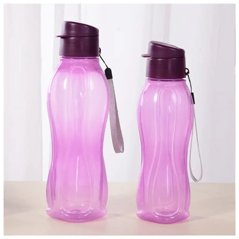 Simple Plastic Sports Water Bottle - 800ml / Purple