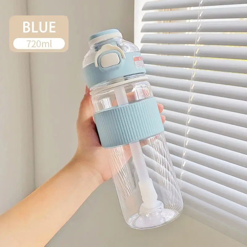 Simple Sports Water Bottle - 720-1100ml / Blue 720ml