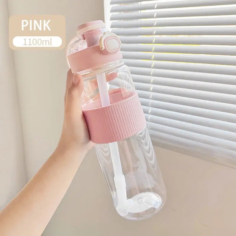 Simple Sports Water Bottle - 720-1100ml / Pink 1100ml