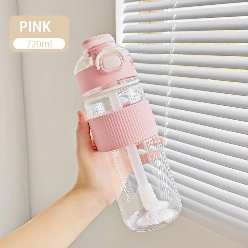 Simple Sports Water Bottle - 720-1100ml / Pink 720ml
