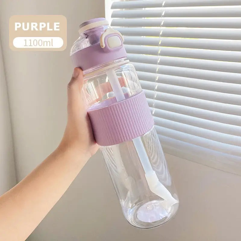 Simple Sports Water Bottle - 720-1100ml / Purple 1100ml