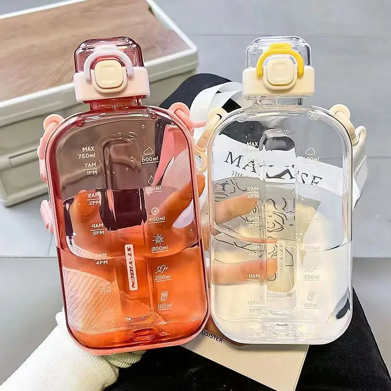 Simple Transparent Kids Water Bottle