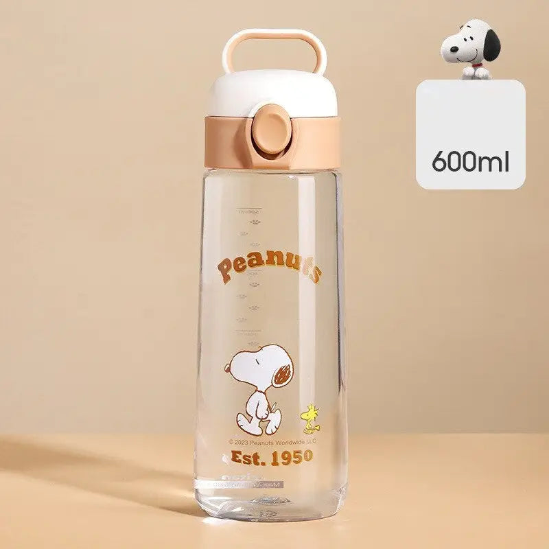 Snoopy Kids Water Bottle - 600ml / White