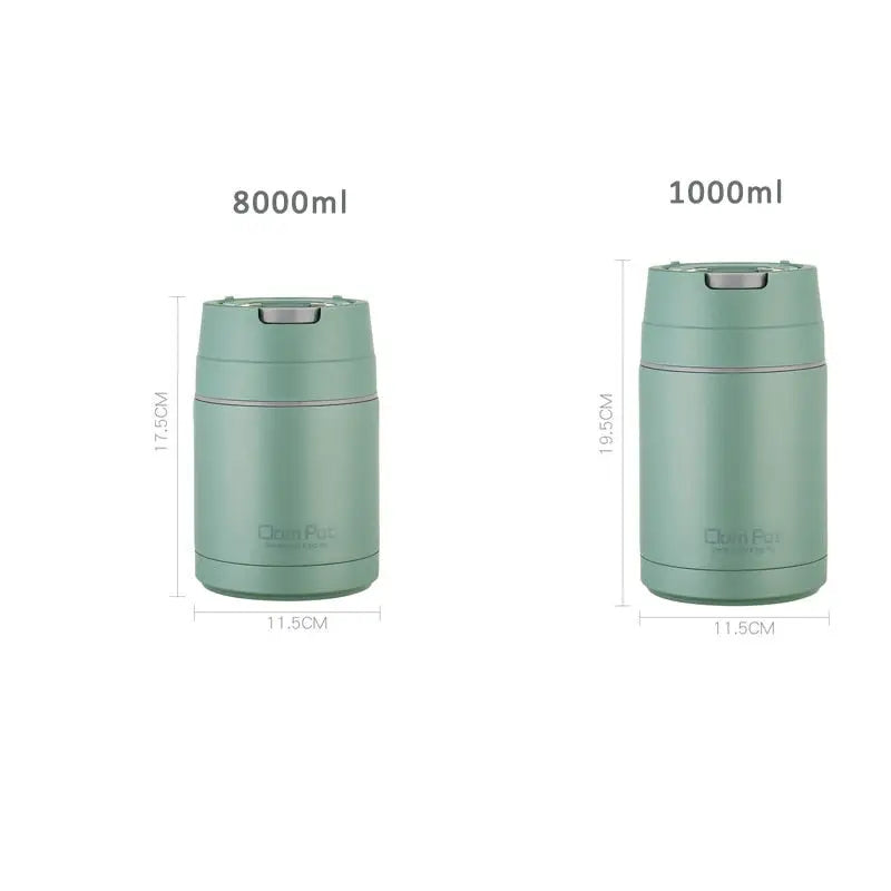 Soup Thermos Container - Green / 1000ml