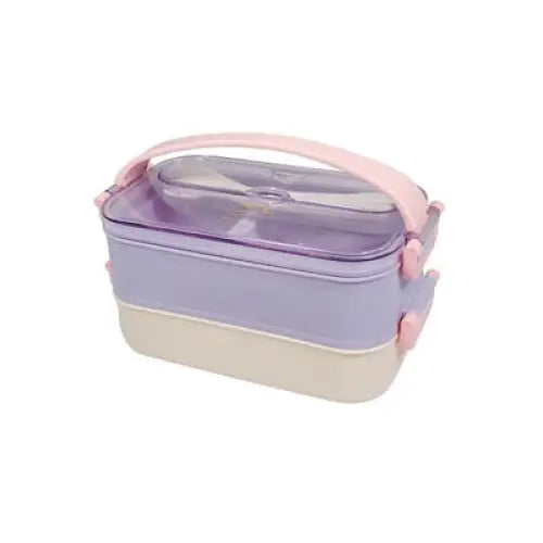 Stackable Bento Lunch Box - Purple