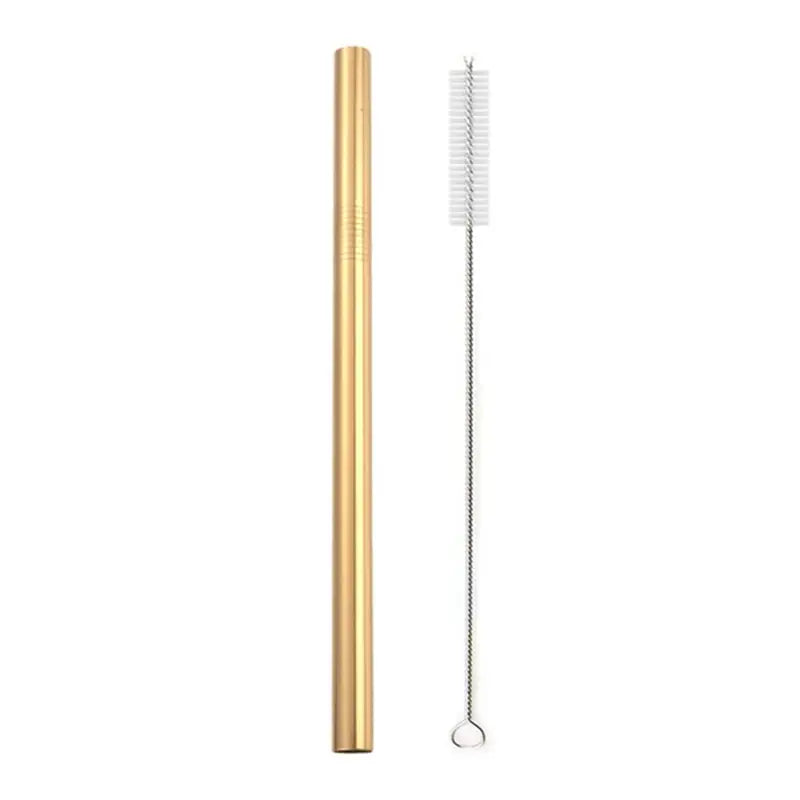 Straight Reusable Straw - Gold