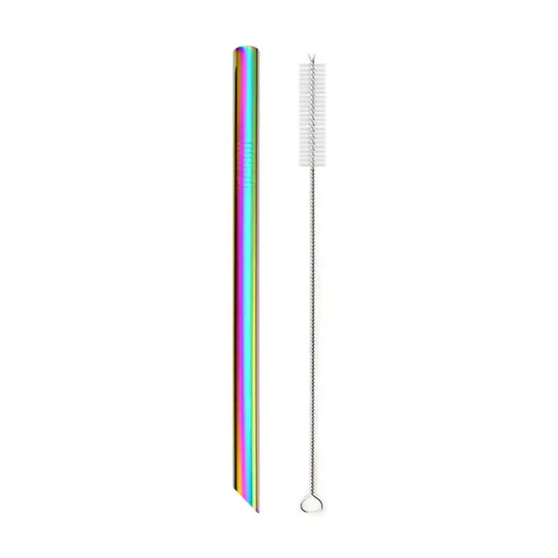 Straight Reusable Straw - Rainbow Sharp
