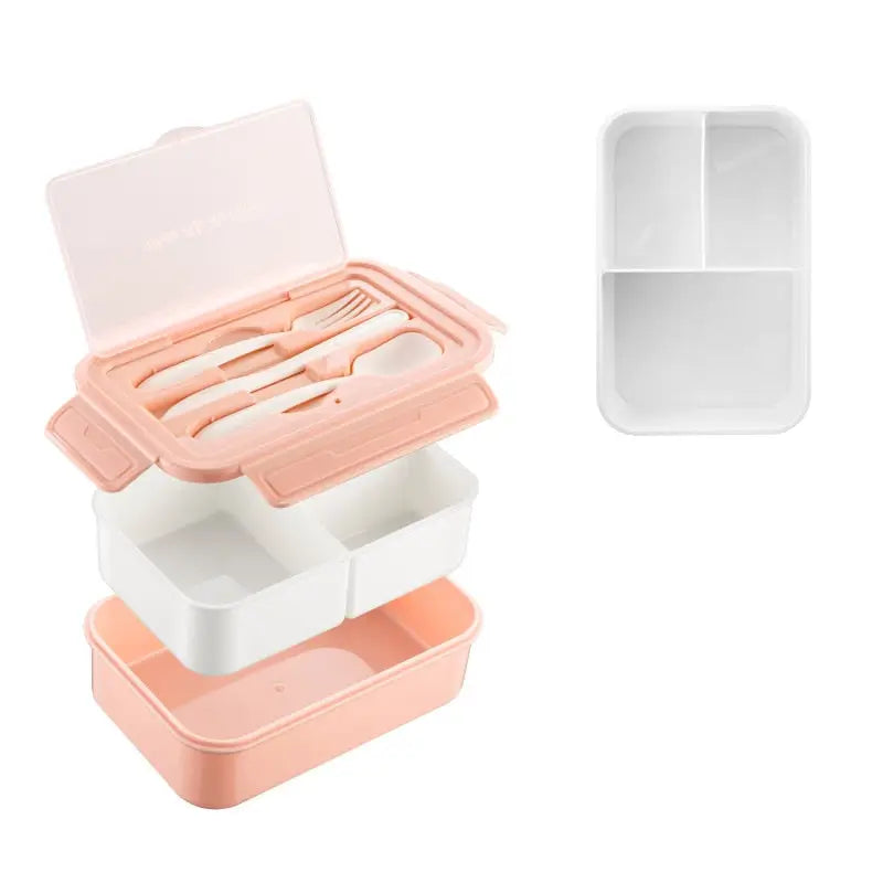 Tasty Bento Box - Pink-3
