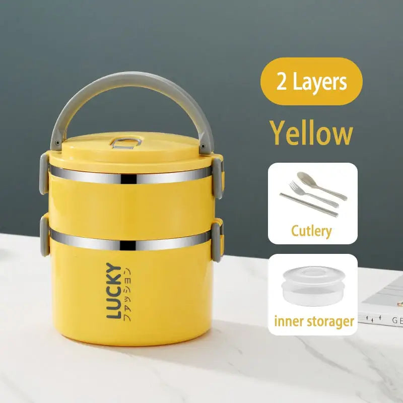 Thermos Bento Box - 2 Yellow
