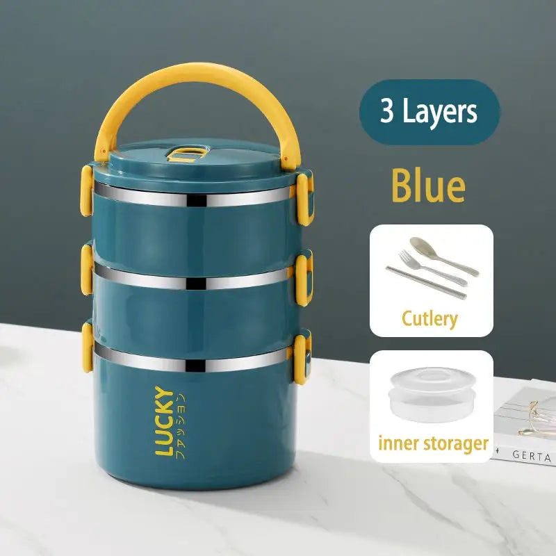 Thermos Bento Box - 3 Blue