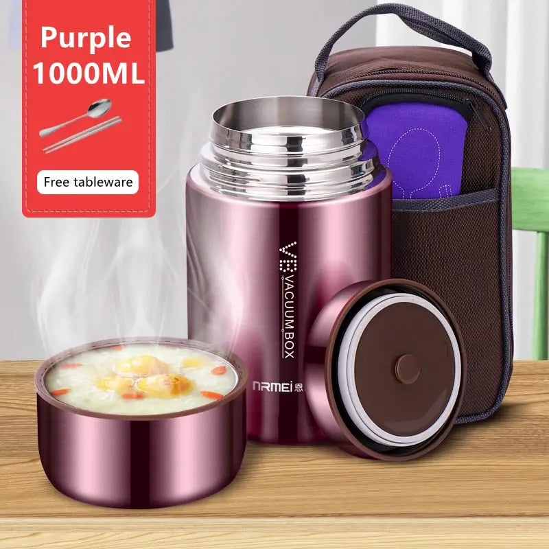 Thermos Soup Bowl - 1000ML Purple