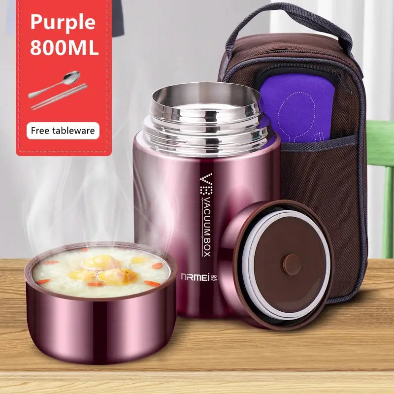Thermos Soup Bowl - 800ML Purple