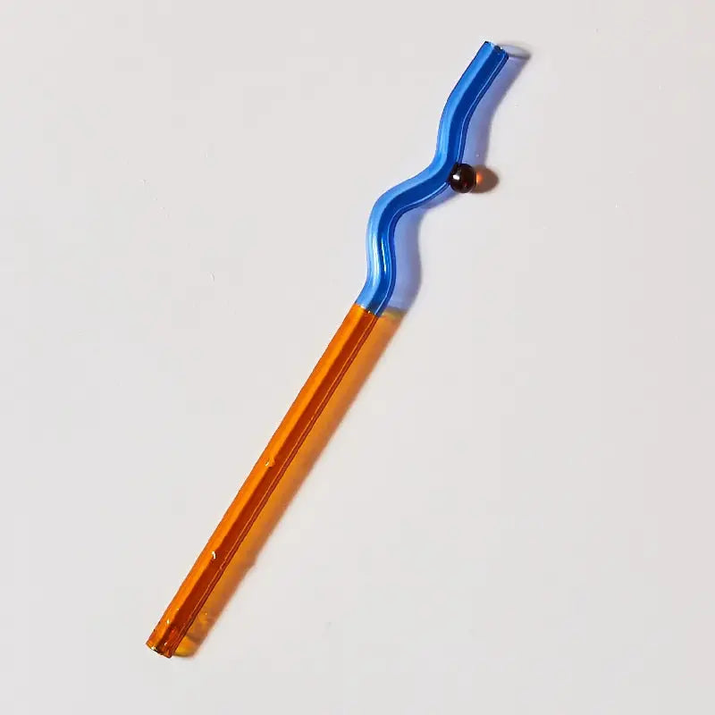 Twisted Reusable Straw - Orange