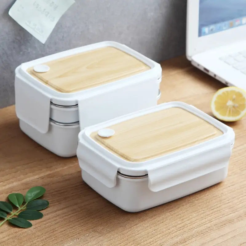 White Bento Box