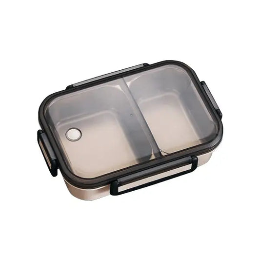 2 Compartment Snack Container - White Box