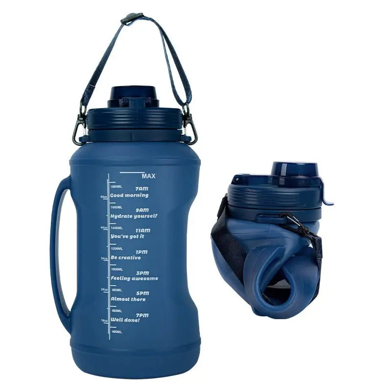 2 Liter Collapsible Water Bottle - 2L / Indigo