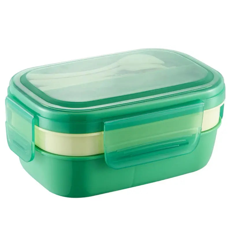 3 Layer Snack Container - Green