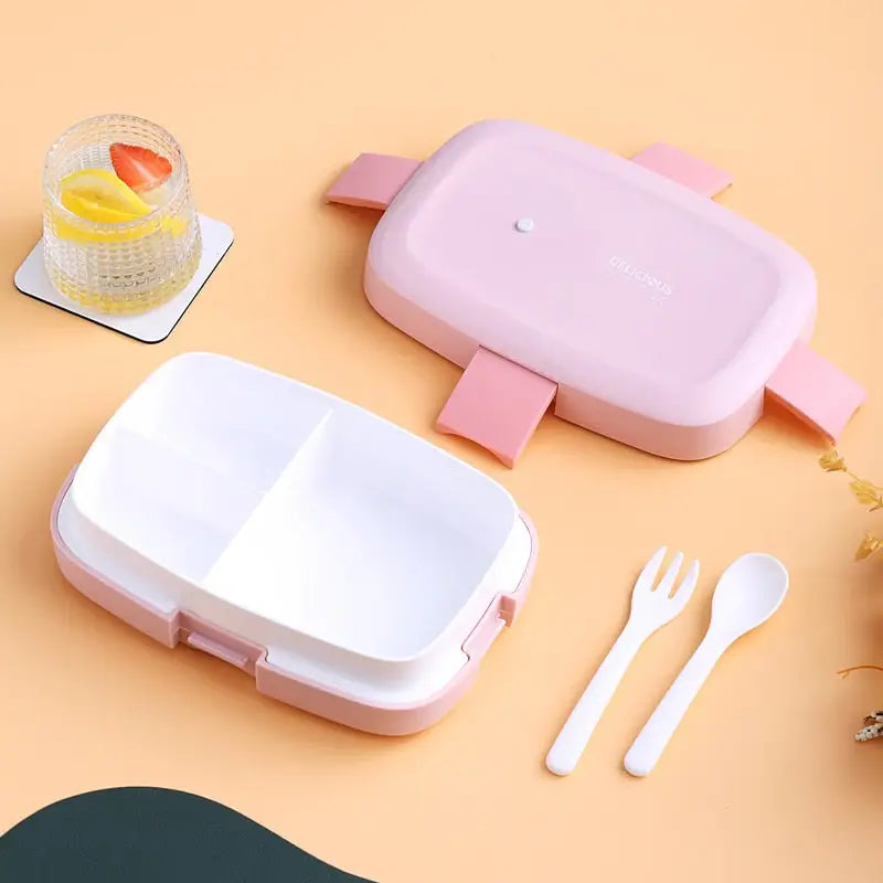 Adult Bento Lunch Box - Pink