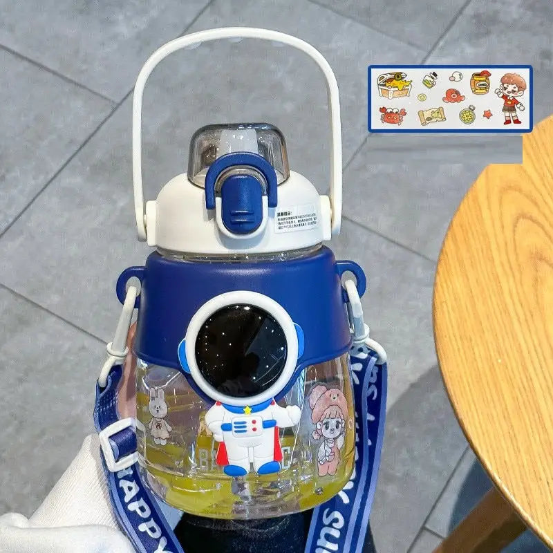 Astronaut Kids Water Bottle - Blue / 1200