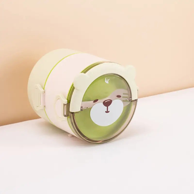Baby Snack Container - Green-Double Layer