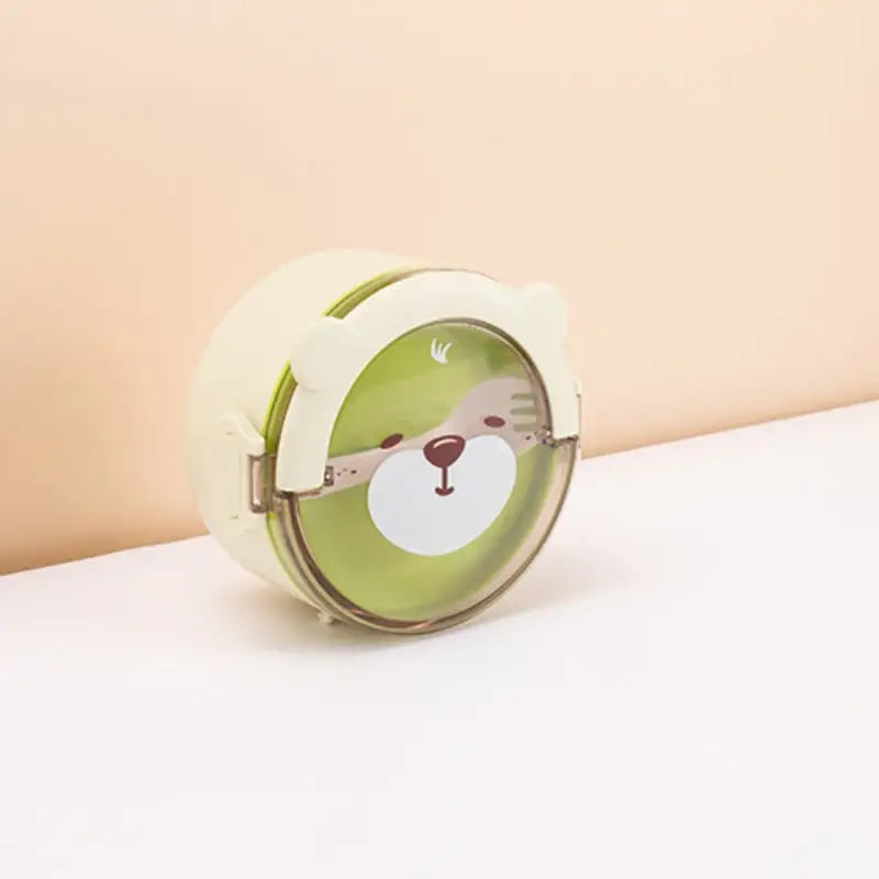 Baby Snack Container - Green-Single Layer