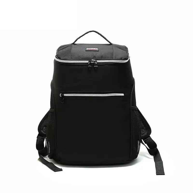 Backpack cooler for camping - Black