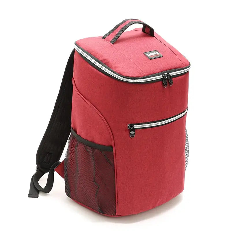 Backpack cooler for camping - Red