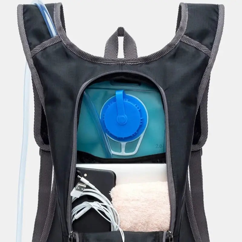 Backpack cooler with hydration pack